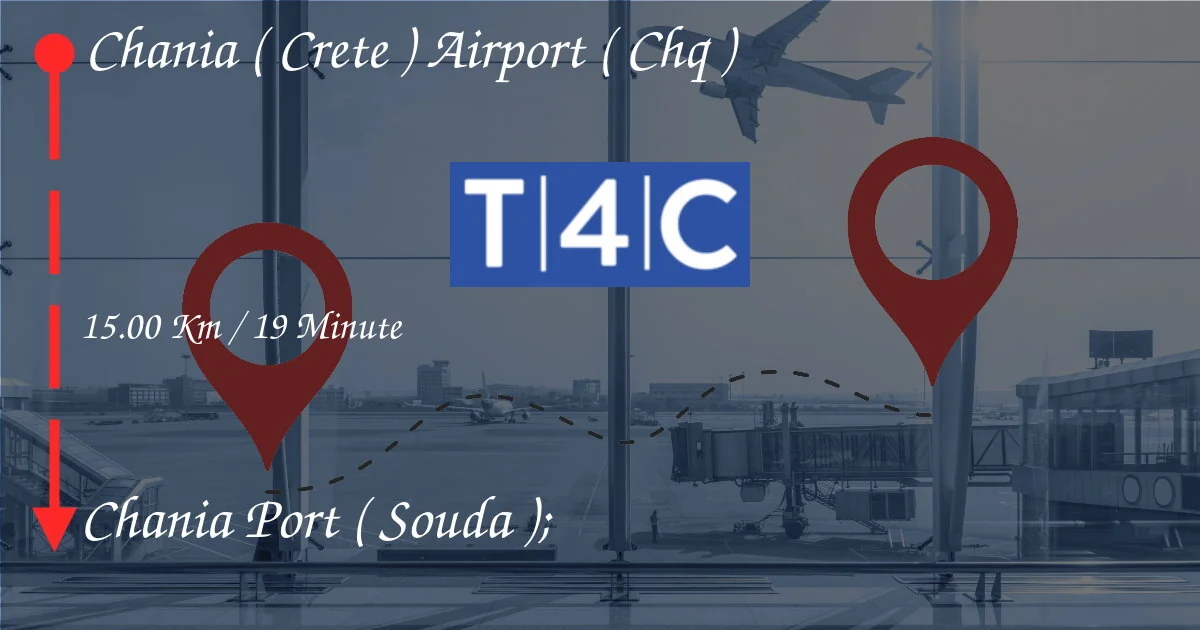 How To Go From Chania Port ( Souda ) to CHANIA ( CRETE ) AIRPORT ( CHQ )