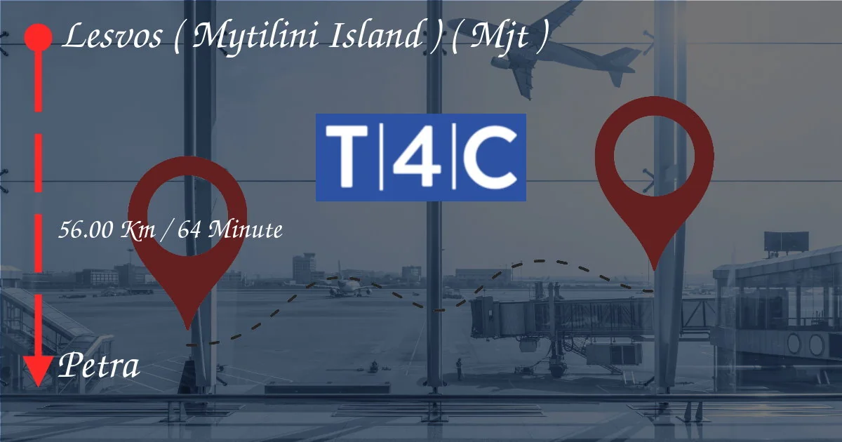 Come andare da Lesvos (Mytilini Island) (MJT) a Petra